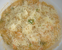 Risoto de camarão