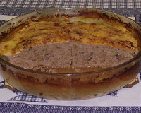 Carne moída de forno