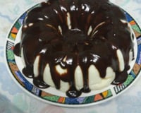 Manjar de coco com chocolate