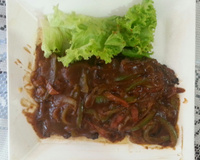 Bife ao molho barbecue