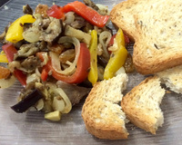 Antepasto de berinjela assada