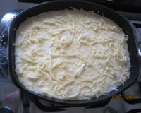 Escondidinho de mandioca com carne seca