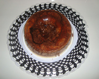 Pudim gelado tipo sorvete