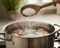 O truque de cozinha aprovado por cozinheiros profissionais: use sal e diga adeus aos ovos rachados