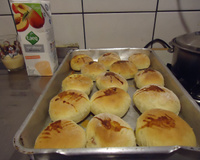 Pão de batata recheado