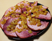 Tender picante com abacaxi