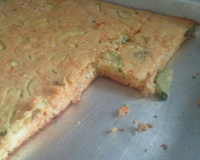 Torta de abobrinha saborosa