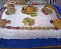 Bolo de festa da Fabi