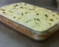 Arroz de forno com carne moída