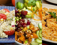 3 opções refrescantes de almoço para encarar a sétima onda de calor do ano