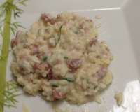 Risoto de linguiça Blumenau
