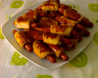 Enroladinho de salsicha