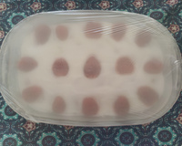 Sobremesa gelada de morango