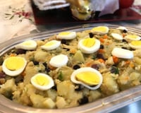 Salada prática de bacalhau