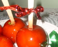 Maçã do Amor de Cristal