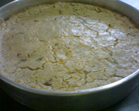 Torta de frango com seleta de legumes