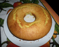 Bolo de laranja com casca