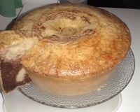 Bolo mesclado de liquidificador