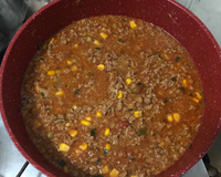 Carne moída saborosa