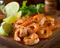 Camarão ao alho e azeite