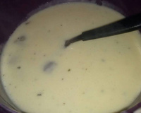 Caldo de batata com bacon