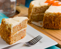 Bolo de cenoura americano