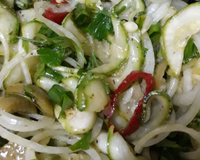 Antepasto de abobrinha italiana