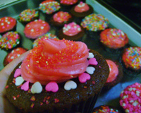 Cupcake de chocolate