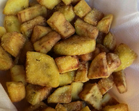 Berinjela frita bem sequinha