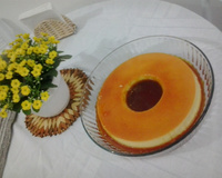 Pudim de leite condensado com coco