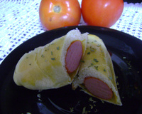 Enroladinho de salsicha