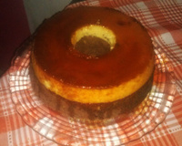 Bolo pudim de chocolate