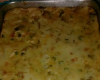 Torta de frango com milho