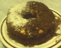 Cobertura de chocolate com creme de leite