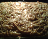 Bolo de macarrão da Maria Zanetti a moda do Burcão