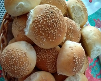 Pão de hambúrguer (tipo do mc donalds)