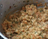 Recheio de palmito para empadas, tortas e pastéis