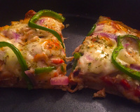 Pizza com massa de batata-doce