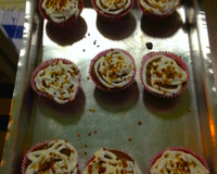Cupcake de nozes para o Natal