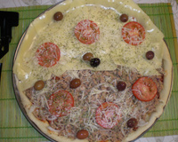 Massa prática para pizza