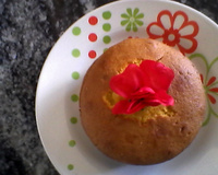 Mini bolo de cenoura