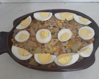 Salada de bacalhau rápida
