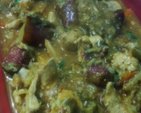 Ensopado de frango com quiabo