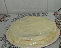 Bolo verdinho com creme de Limão