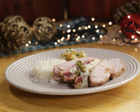 Lombo de porco recheado