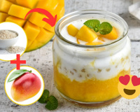 Sagu de manga é a bebida gelada e cremosa que você vai querer repetir nos dias quentes