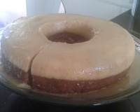 Bolo pudim de chocolate