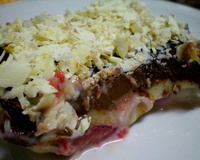 Bombom aberto de morango