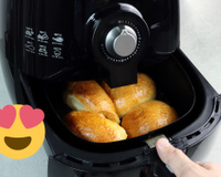 Esse é o jeito de fazer pão de leite na airfryer que poucas pessoas conhecem