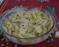 Macarrão com Molho Branco Delicioso